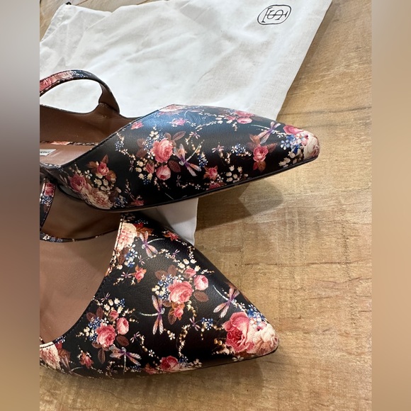 Tabitha Simmons floral Mary Jane flats ballet shoes size 41 - Picture 7 of 16